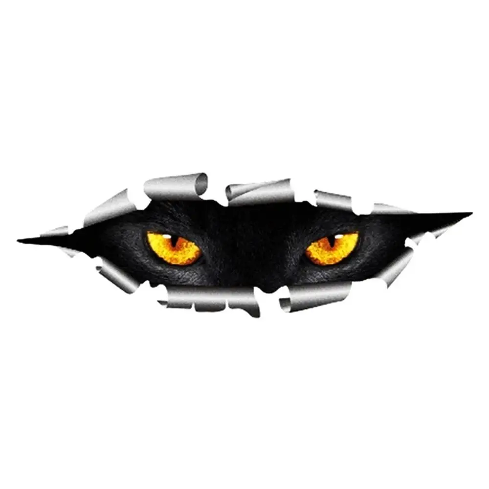 

New Creative Cool 3D Car Styling Funny Cat Eyes Peeking Sticker Waterproof Peeking Monster Auto Accessories Whole Body Cover