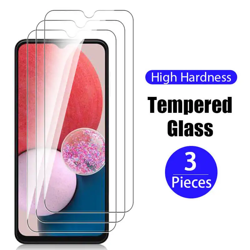 

Защитное стекло 9H для Samsung A13 4G, пленка для экрана Samsung A53, A73, A33, A23, A03, Core A12, A52, A13, 3 шт.