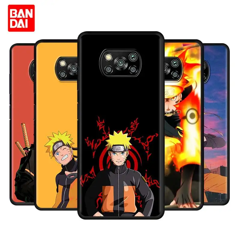 

Anime Naruto Case for Xiaomi Mi Poco X3 NFC M3 F3 Note 11 10s 10t 9t K40 Pro Plus Ultra Coque Shell Bag Cover Silicone Capinha