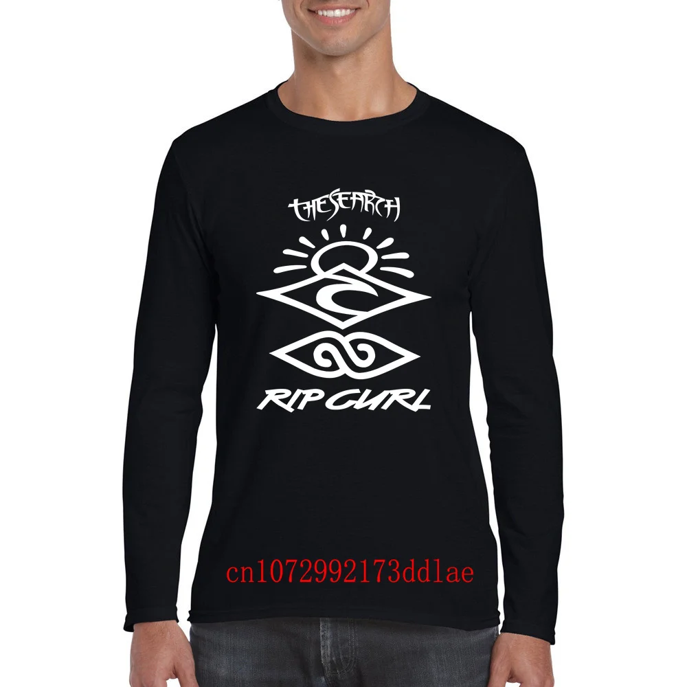 

Рубашка rip curl скейтборд Мужская черная футболка S - 3Xl Мужская футболка хлопковая Футболка пользовательская трафаретная печать мужская футб...