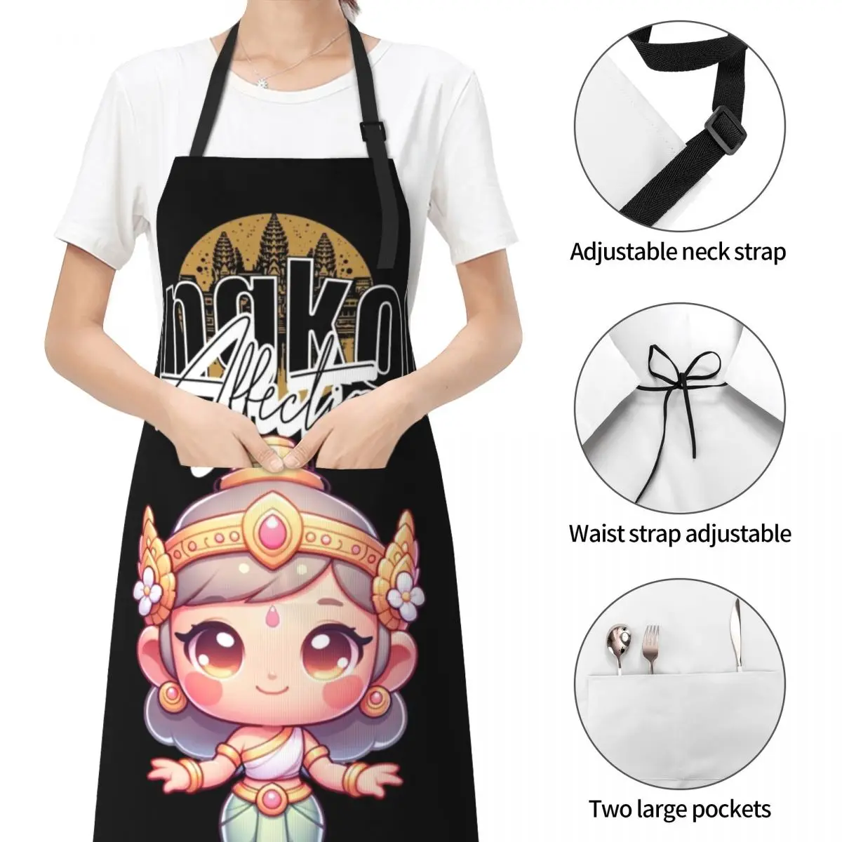 Фартук для официанта с карманами