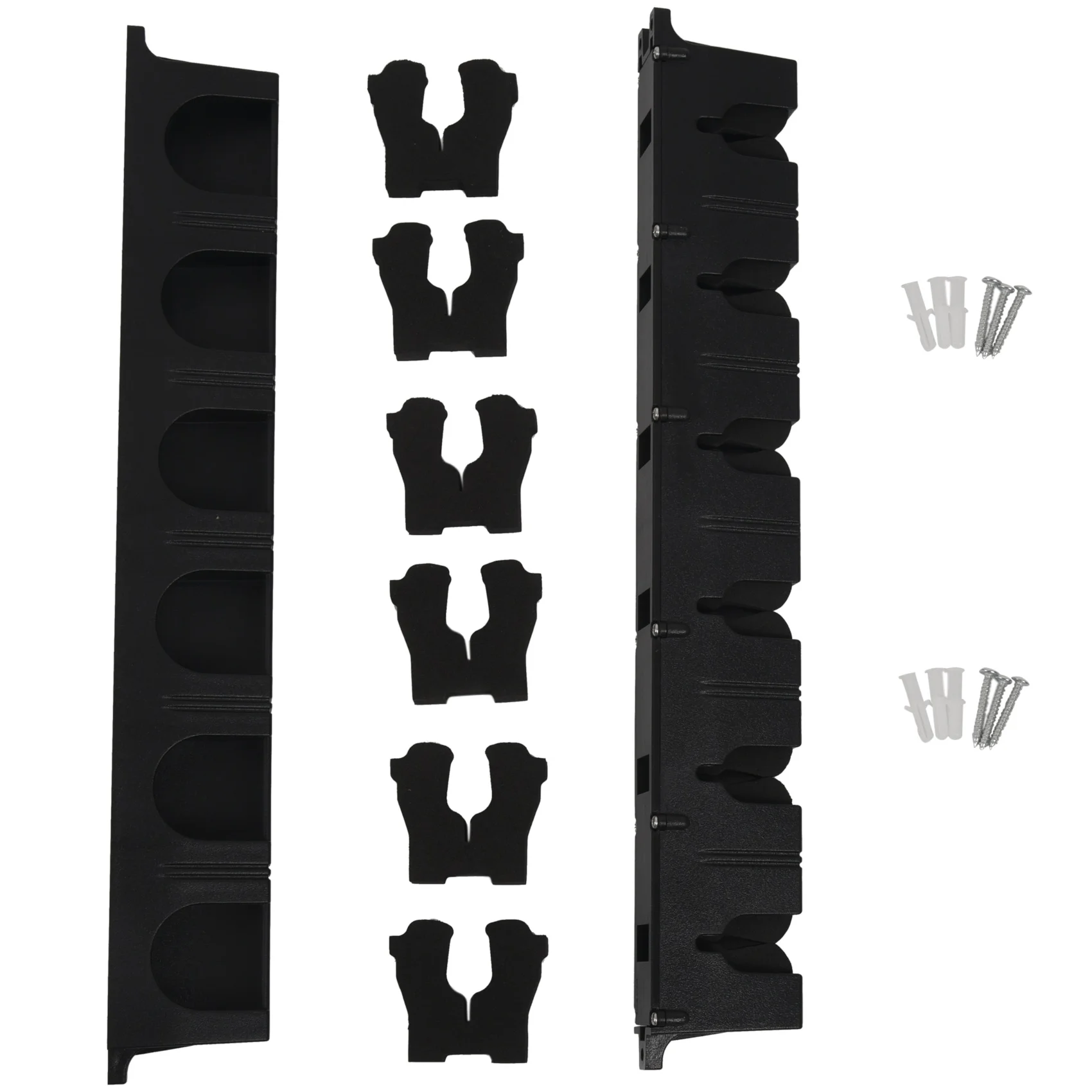 

2Pcs Fishing Rod Racks Holder Wall Mount Vertical Horizontal Wall Ceiling Mount Garage Support 6-Rod