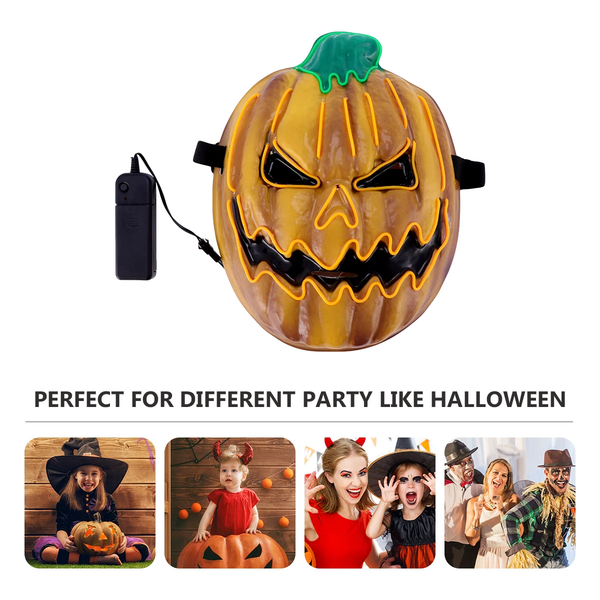 Светящаяся маска на Хэллоуин светящийся декор аксессуары для платья маскарад