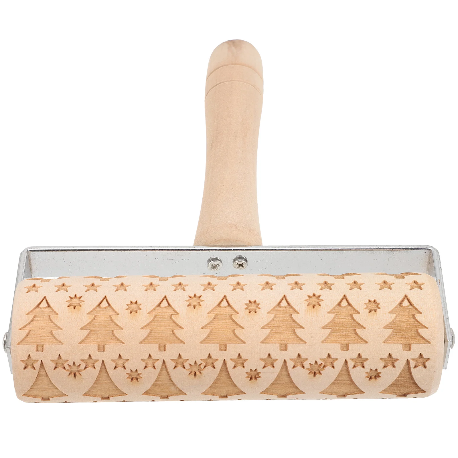 

Rolling Pin Roller Baking Wooddough Claychristmas Fondant Pottery Bar Bread Chinese Tool Cookie Dumpling Vintage Embossed