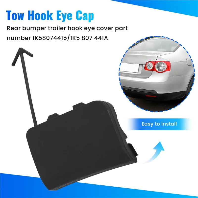 

Крышка фаркопа заднего бампера для Jetta MK5 2006-2011, номер детали 1K5807441A/1K5 807 441A-T61C