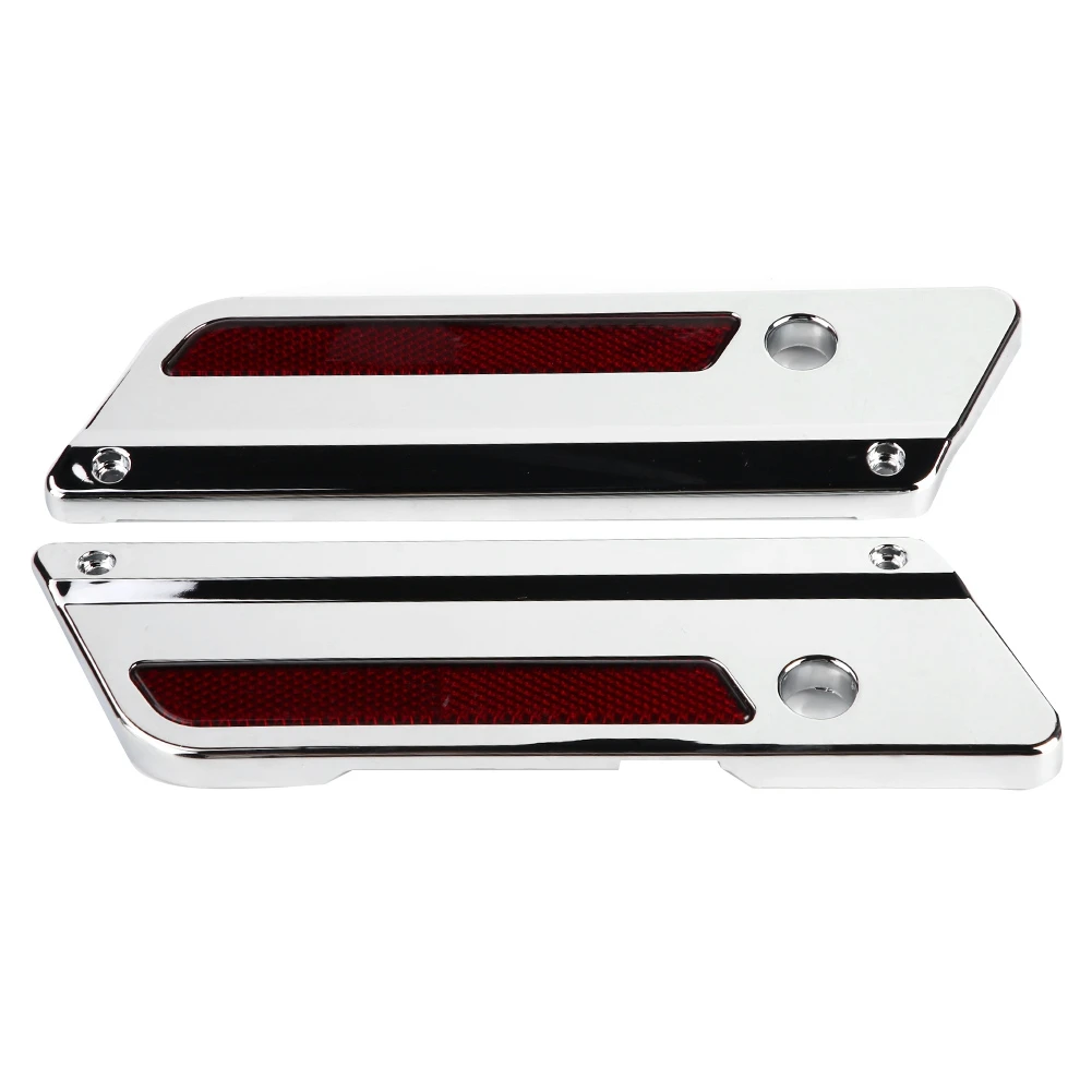 2 шт. Мотоциклетная седельная сумка защелка отражатели для Glide Touring 1994-2017