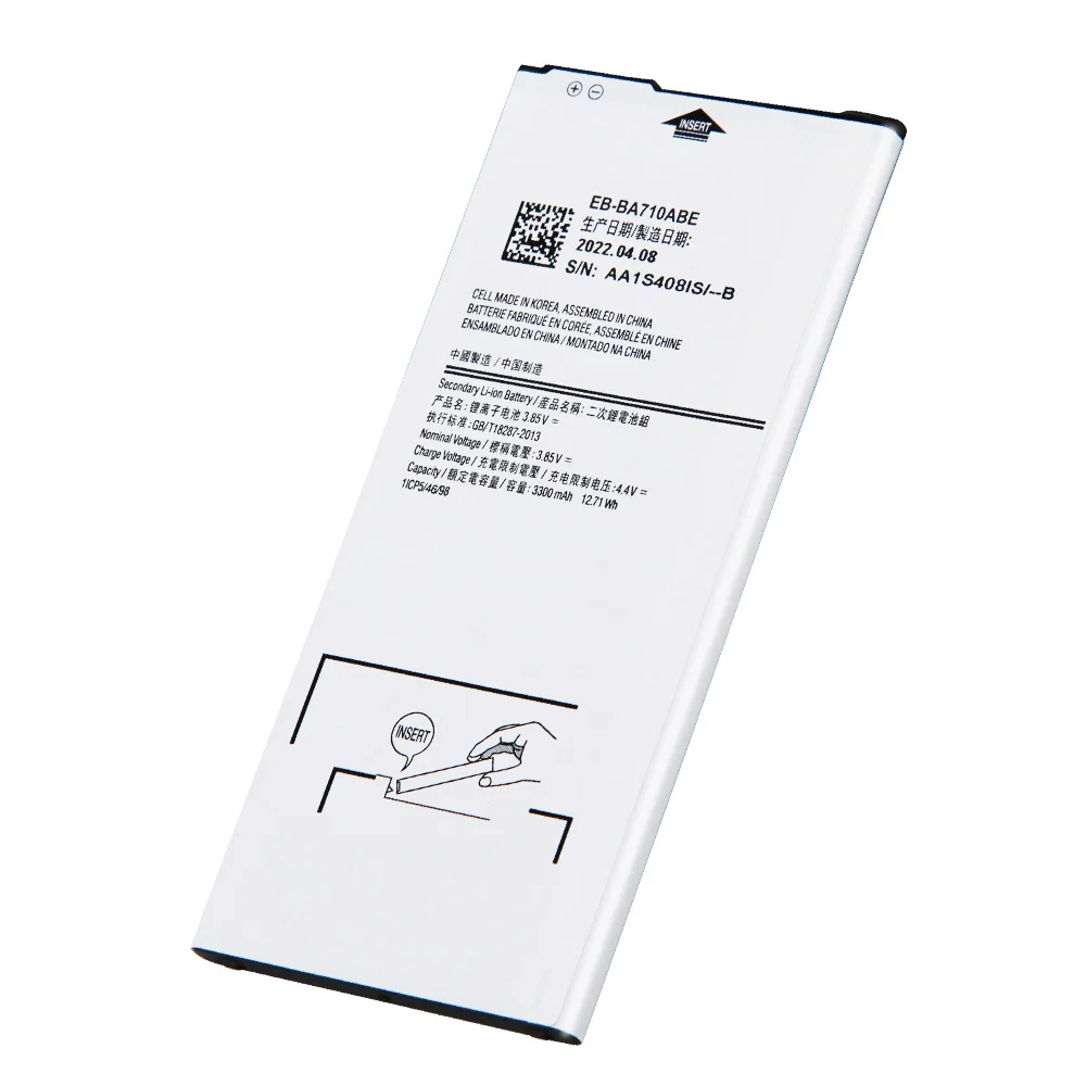 replacement battery for samsung galaxy a7 2016 a710 a7100 a7109 a710f rechargeable phone battery eb ba710abe eb ba710aba free global shipping