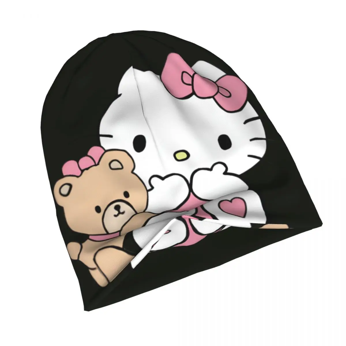 Шапка милые модные шапки для мужчин и женщин шапочки Hello Kitty облегающие Лыжные