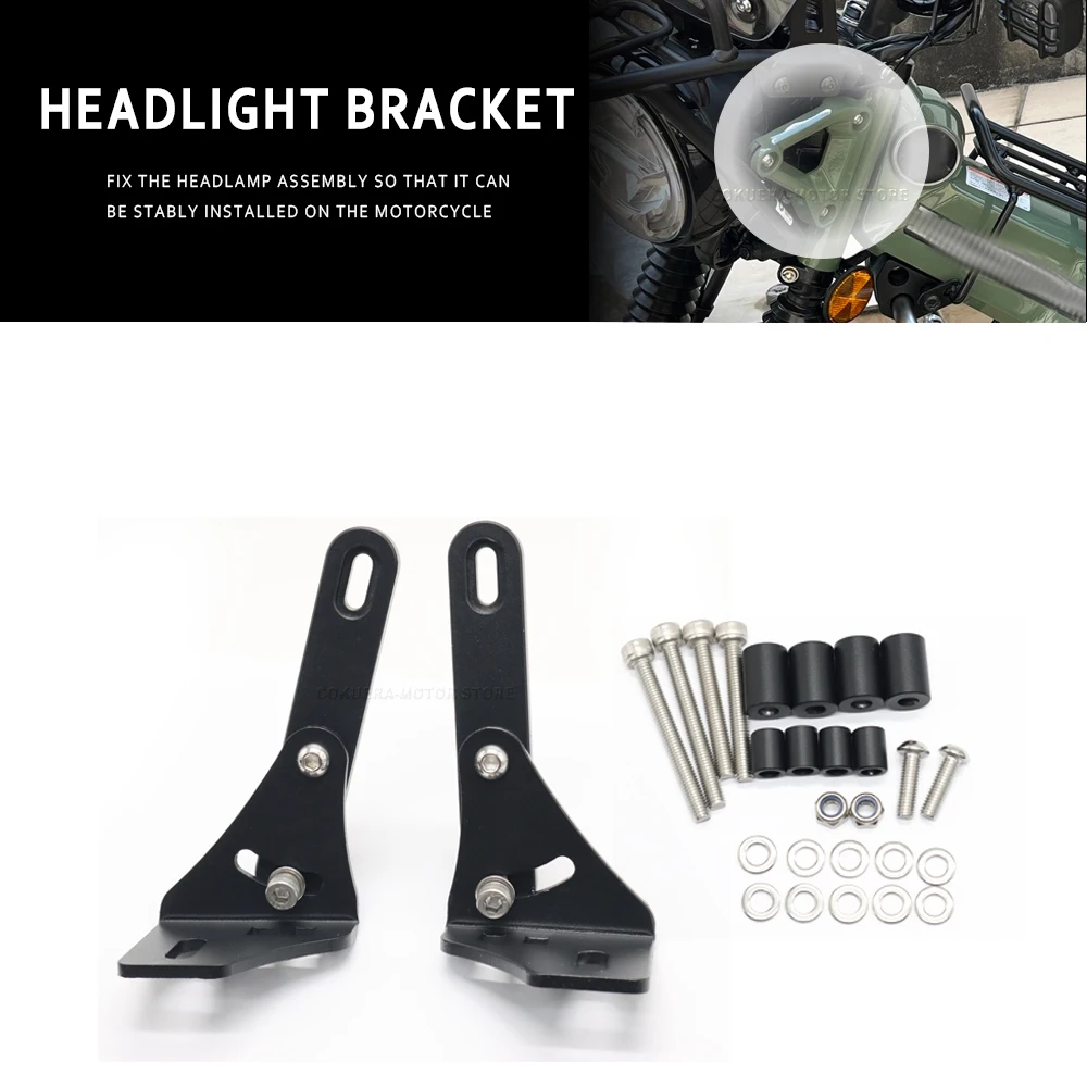 

Motorcycle Accessories Headlight Bracket Headlight Bracket Extension Rod Bracket For Honda CT125