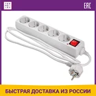 Сетевой фильтр Buro 500SL-1.5-G 1.5м (5 розеток) серый