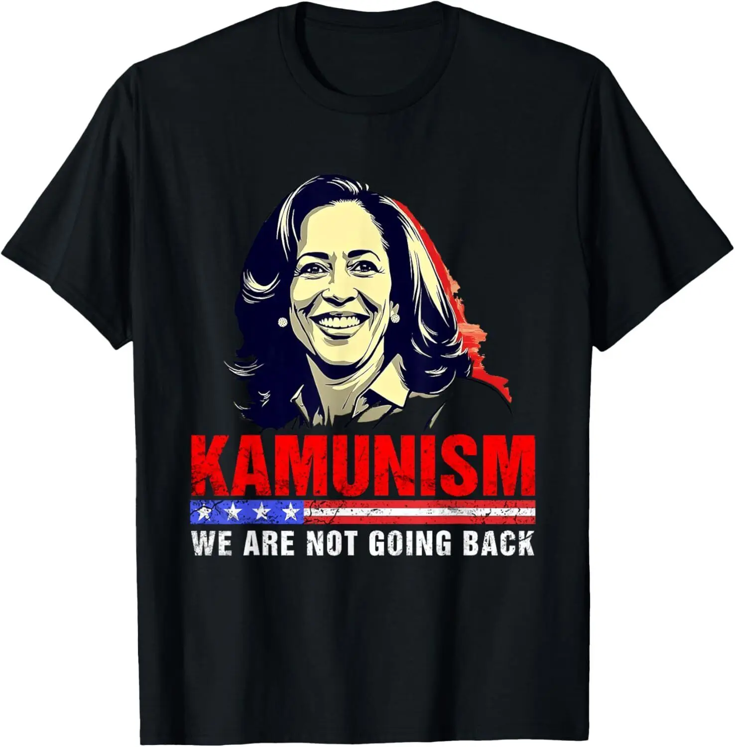 Забавная женская футболка Kamunism камала Харрис для президента 2024