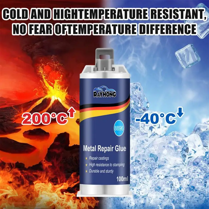 

Foundry Glue Extra Strong Glue Metal Repair Agent Wood Ceramic Steel Copper Aluminum Casting Mold Hole Crack Welding AB Glue