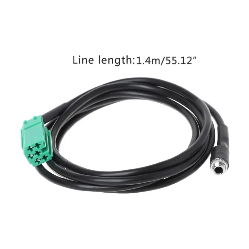 

Aux Cable Adapter Mini ISO Female Jack Extension Wire For Radio Player