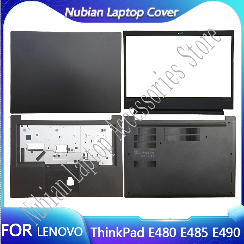Для Lenovo ThinkPad E480 E485 E490 ЖК-задняя крышка/безель/Упор для рук/нижняя базовая Крышка корпуса 01LW152 01LW155 01LW157 01LW161