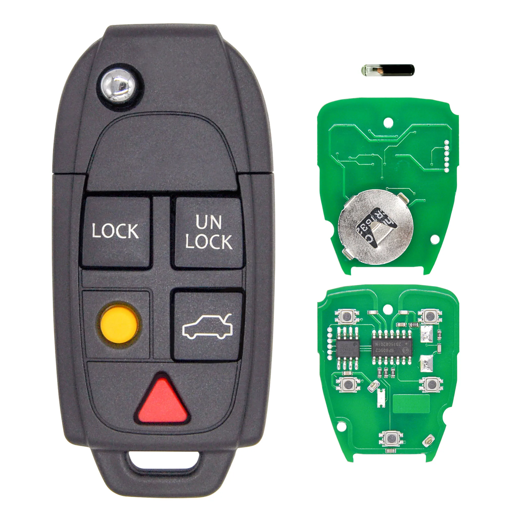 DR LQNP2T-APU ID48Chip 315/433 МГц откидной автомобильный ключ дистанционного управления 8688799   Для Volvo C30 S40 V50 S60 S70 V70 XC70 S80 2004-2015