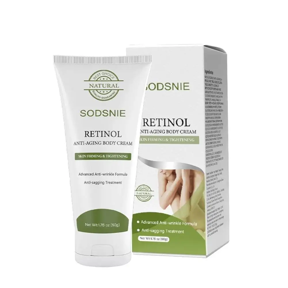

Retinol Body Cream Moisturizing Anti-Aging Improve Sagging Skin Reduce Pigmentation Even Skin Tone Deep Nourishment BodyCare 50g