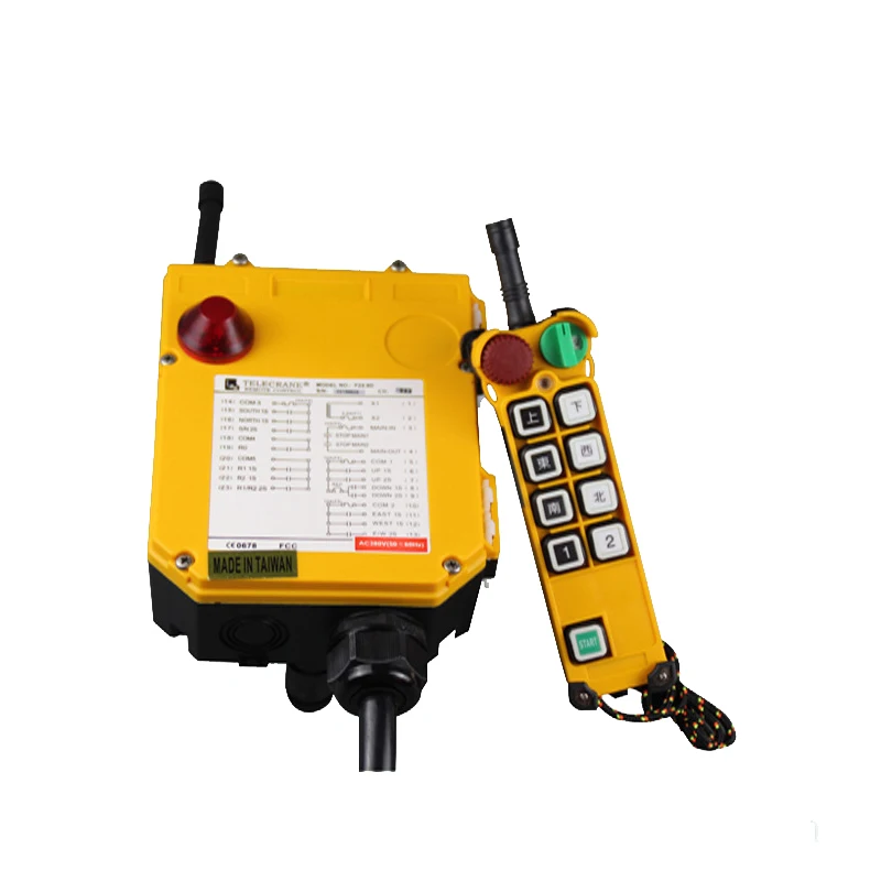 

Hot sale DC AC Wireless 8 Key Forestry Winches Joystick Industrial Remote Control Manufacturer radio double speed remote control
