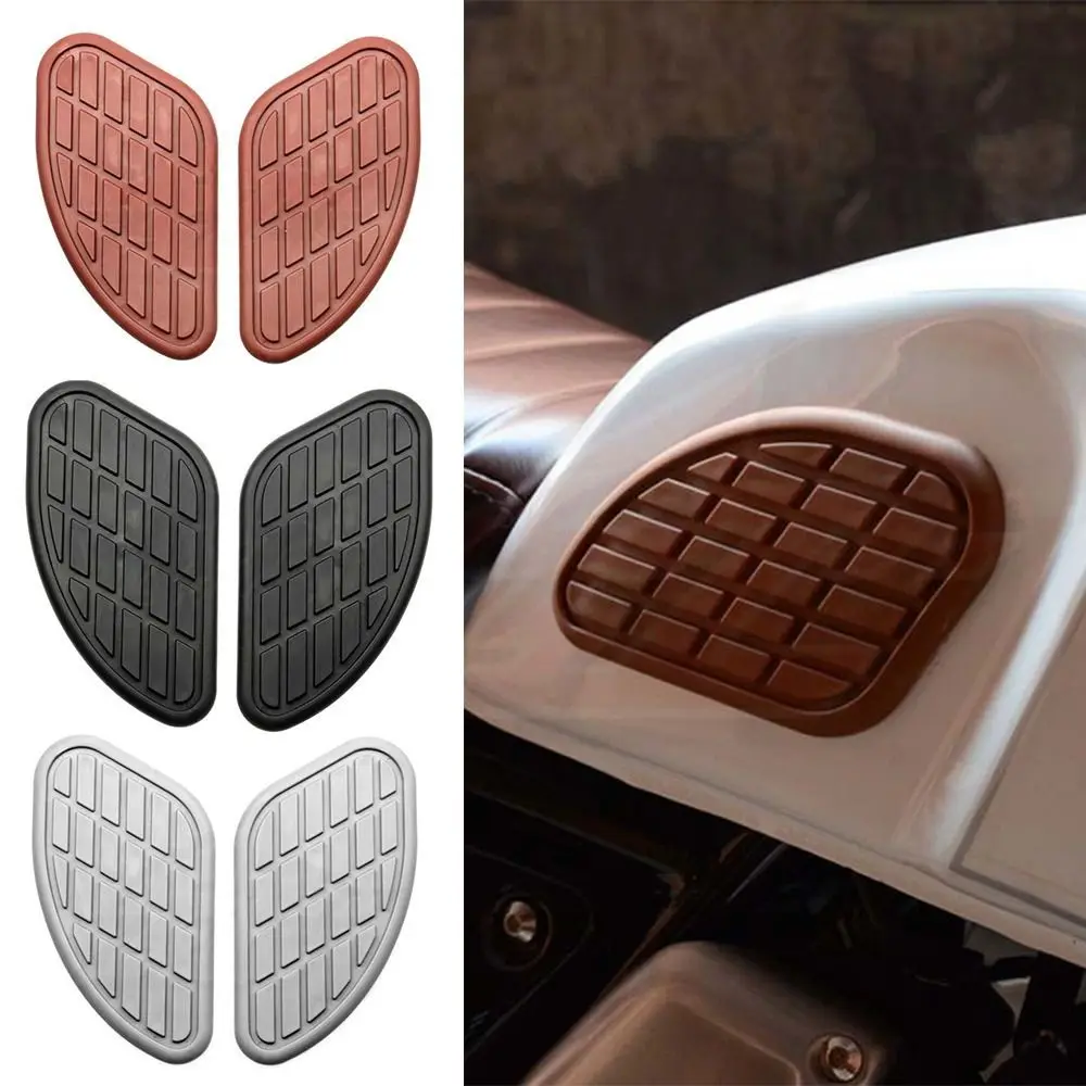 

Motorcycle Fuel Tank Anti-skid Stickers Motorcycle Sides Decals Protector Pad Practical Creative Motorcycle Modify Accessories