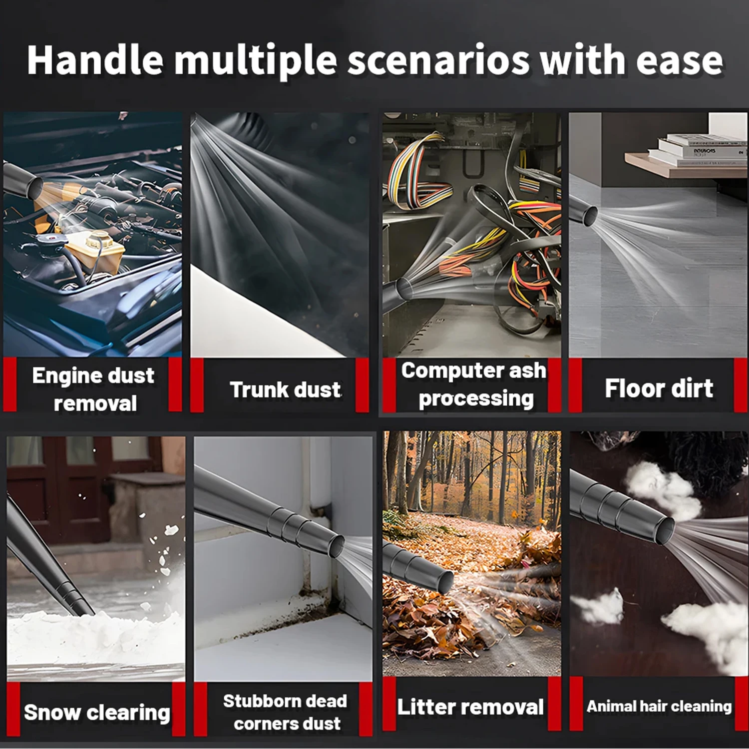 Новая Ручная Электрическая Штормовая Вентилятор Для Наружного Использования