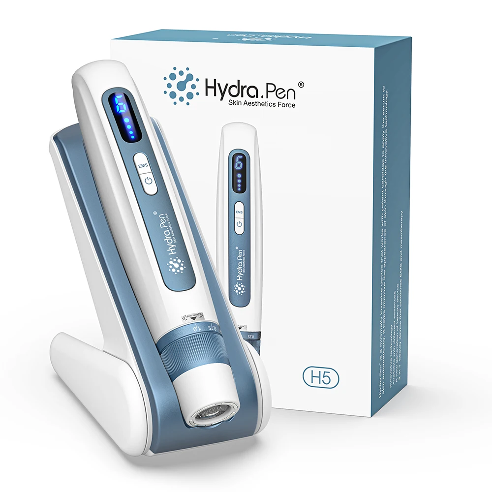 Фото Подарочный набор лучших устройств серии Hydra Pen H5: H5 с H12pin12PCS + HR Nano10PCS, аппарат для микронидлинга, длина игл 0,25 мм. №3