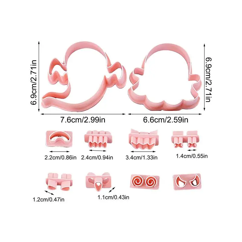 Резак для печенья с изображением призрака резак на Хэллоуин рисунком наполнения
