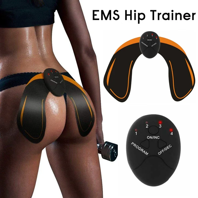 

EMS Hips Trainer Muscle Stimulator Abdominal ABS Smart Wireless Buttocks Abdominal Weight Loss Fitness Body Slimming Massager