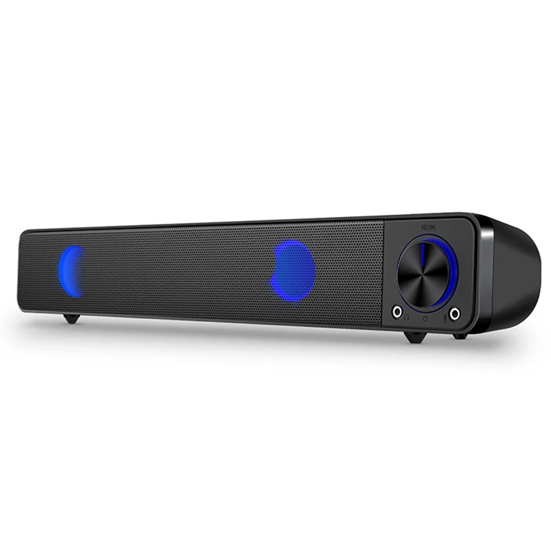 

Computer Speaker USB Wired Small Audio Stereo Sound Subwoofer Home Desktop Soundbar For Laptop Desktop Computer