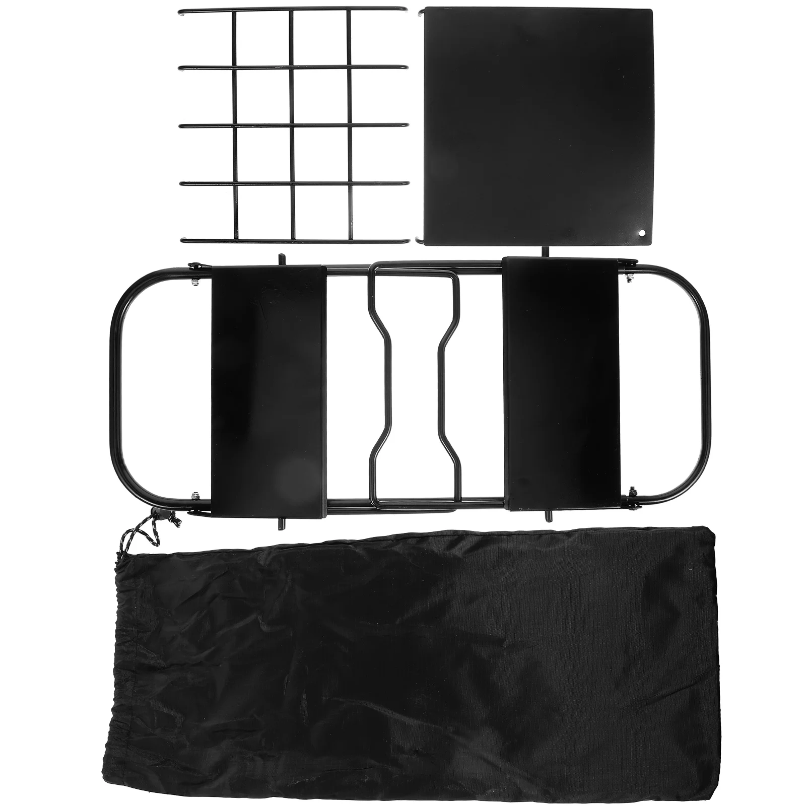 

Camping Table Foldable Portable Folding Backpacking Accessories Cooking Steel Outdoor Grill Picnic