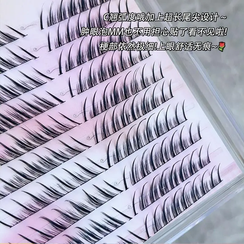 Смешанные пушистые одиночные накладные ресницы Индивидуальные Накладные для