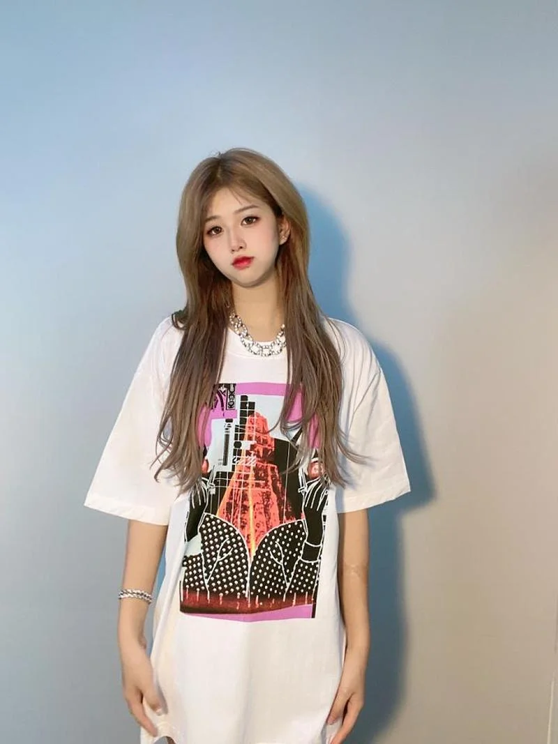 

22SS Abstract Pattern Print Cavempt T Shirt Men Women EU Size 100% Cotton Cavempt Top Tees Fashion Summer Skateboard Deadpool