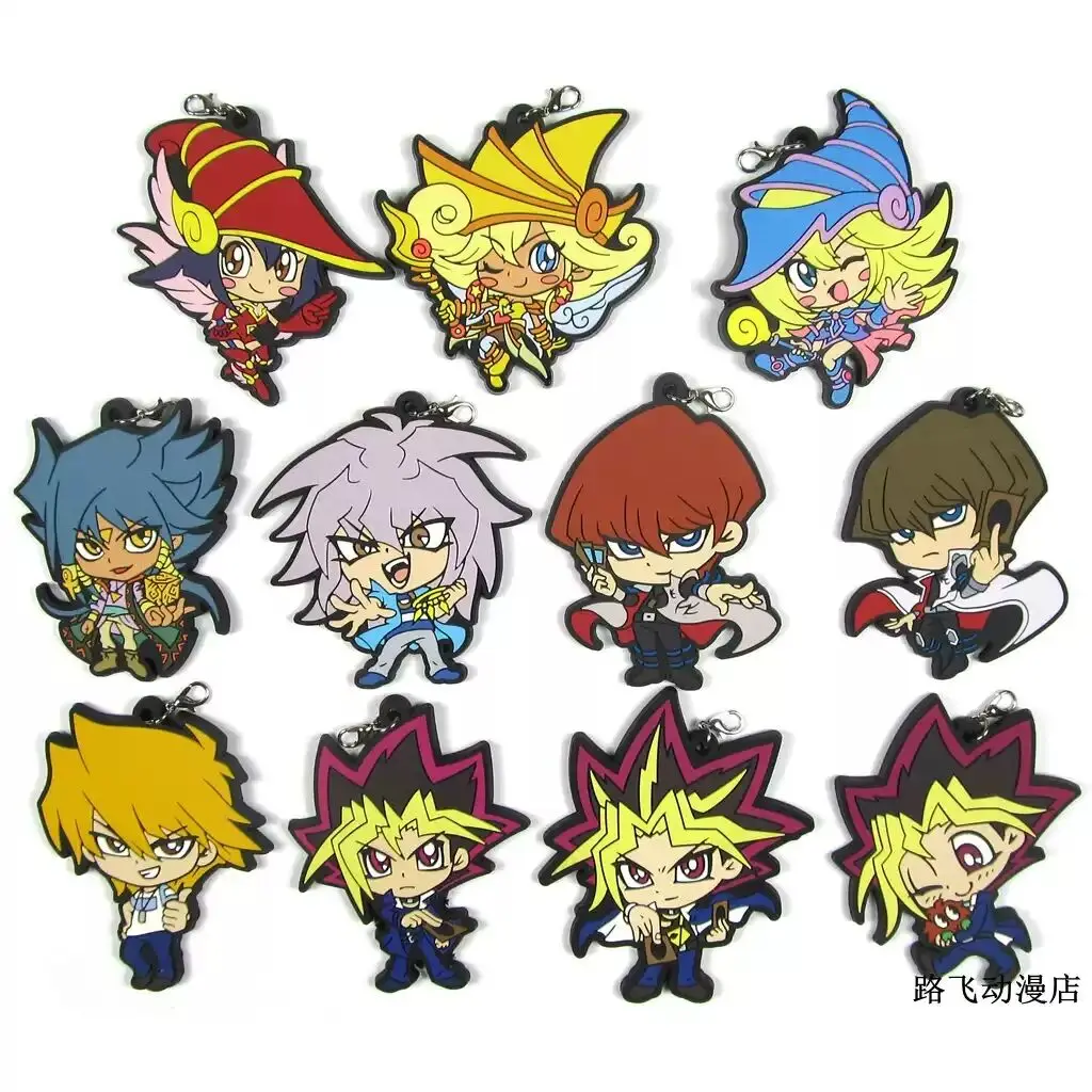 Фото Ю-Ги-О! ARCV ZEXAL 5DS Фигурка Игрушка Yugioh Black Magician Girl Yugi Muto Seto Kaiba Ryo Bakura Yusei Fudo Брелок Подвеска Игрушки №1