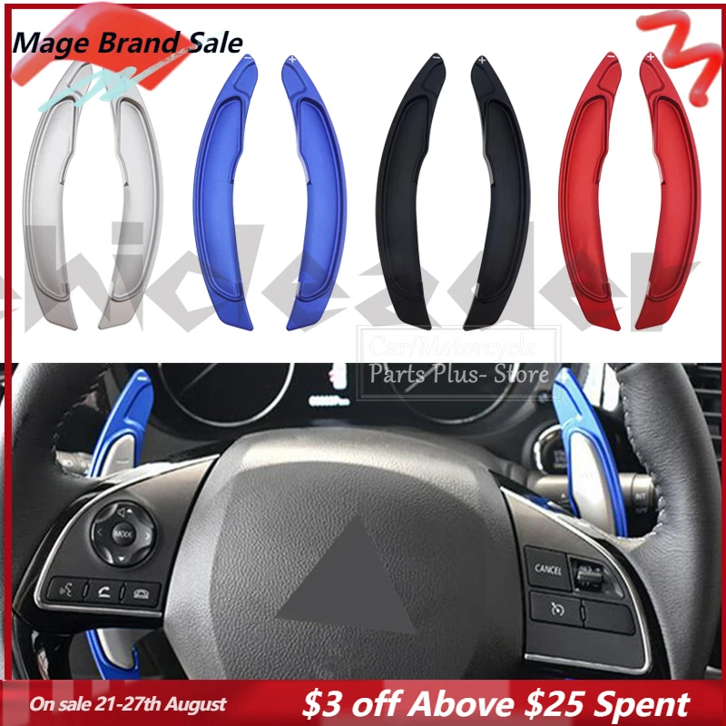 

2x Car Steering Wheel Shift Paddle Extend Direct Gear Paddle Extension For Mitsubishi ASX Outlander Lancer Eclipse Cross Lancer