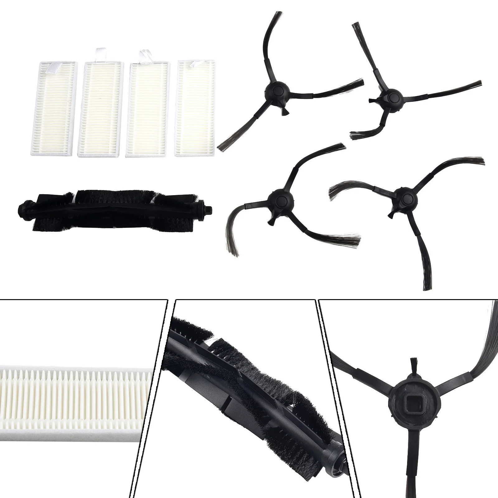 

High Quality Cleaning Parts Vacuum Accessories Long-lasting Roller Brush Side Brush Filters For 6000 6500 Vacuum