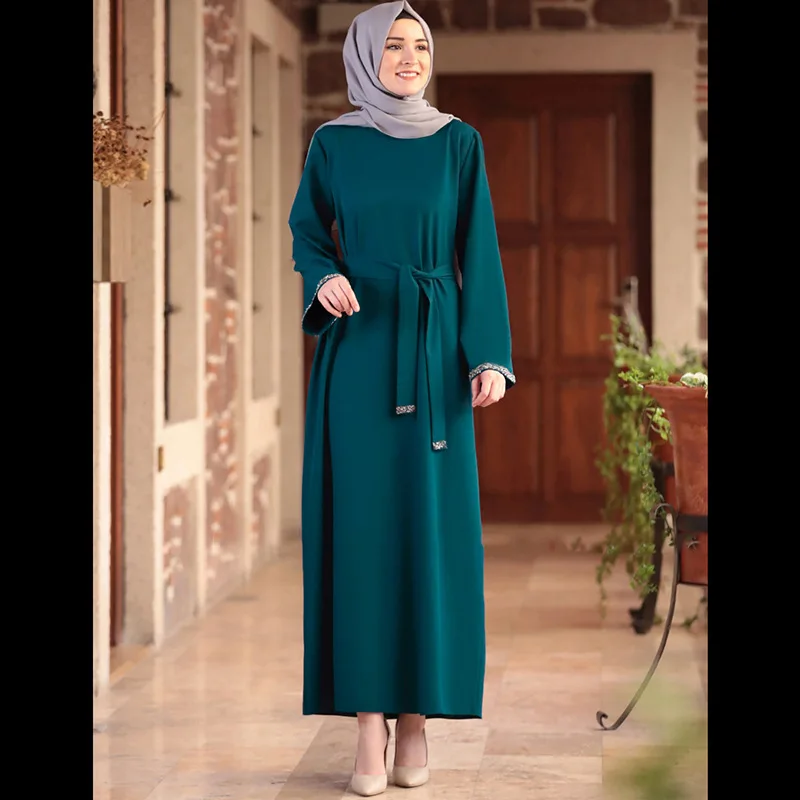 Muslim Fashion Muslim Middle East Fashion Abaya Long Muslim Dress Kaftan Robe Muslim Dress Women Evening Dresses Abaya Femme