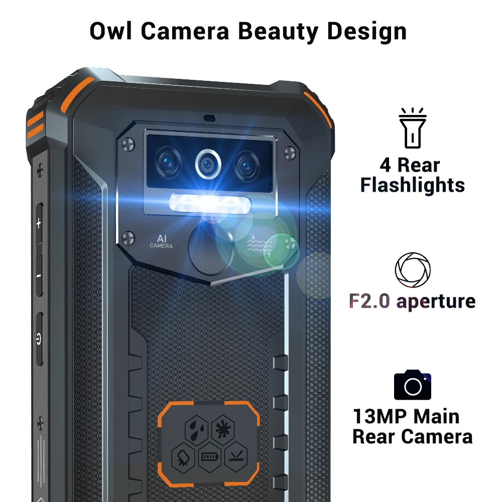 OUKITEL WP5 Pro IP68 Rugged Smartphone 4GB 64GB 8000mAh 5.5