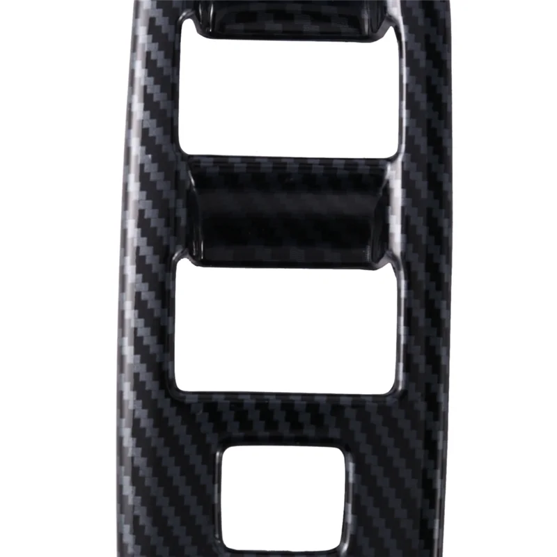 

12x Carbon Fiber Window Lift Switch Panel Cover Trim Inner Door Armrest Protection for Ford Ranger / Everest 2015-2021