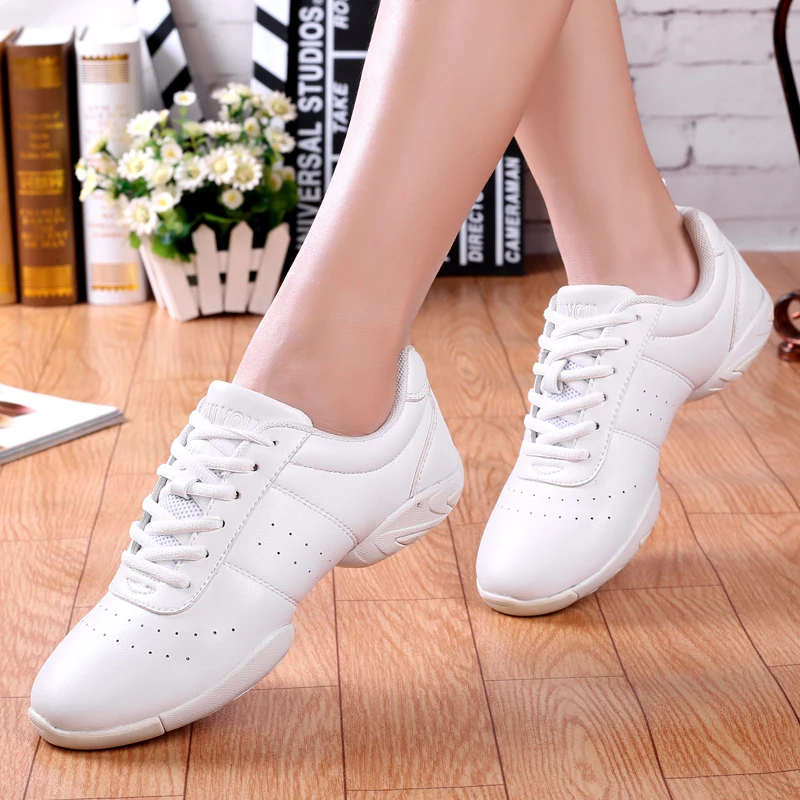 Fitness sneakers Women Walking Shoes Comfortable Breathable Casual Shoes Sports Footwear White Trainers Lace-up  Wear-resistance