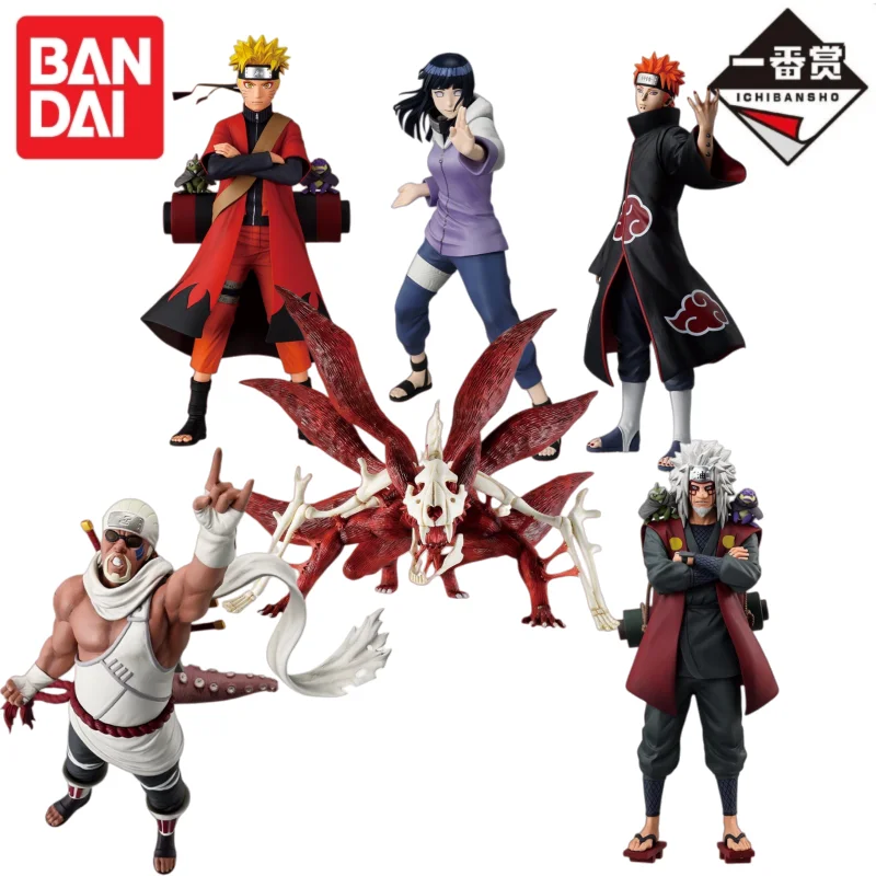 Фото В наличии: Оригинальная коллекционная фигурка Bandai Ichiban Kuji «Вздохи перерождения и мосты мира» (Наруто и Джирайя) №1