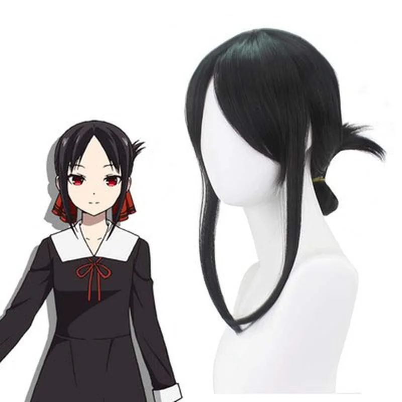 Anime Shinomiya Kaguya Cosplay Costume Kaguya-Sama: Love Is War Fujiwara Chika Wigs Halloween Cosplay Dresses + Headdress