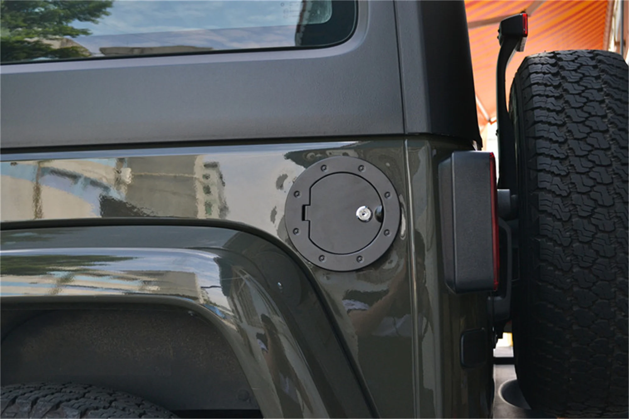 Крышка топливного бака SXMA с замком и ключами безопасный топливный бак для Jeep JK