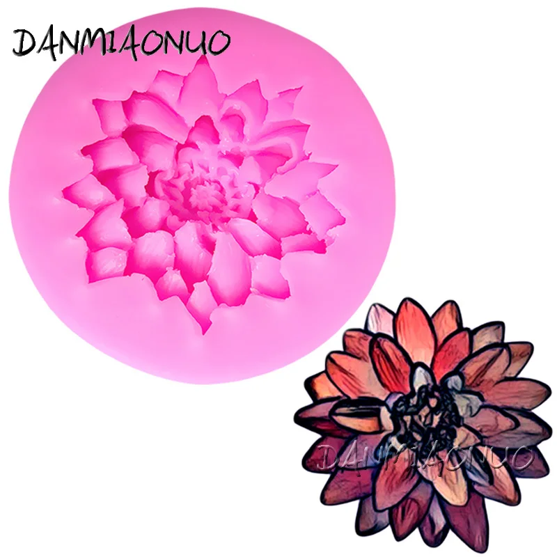 

DANMIAONUO A0158036 Chrysanthemum Stampo Silicone Jelly Pudding Mould Sugaring Paste Torten Dekoration Werkzeuge