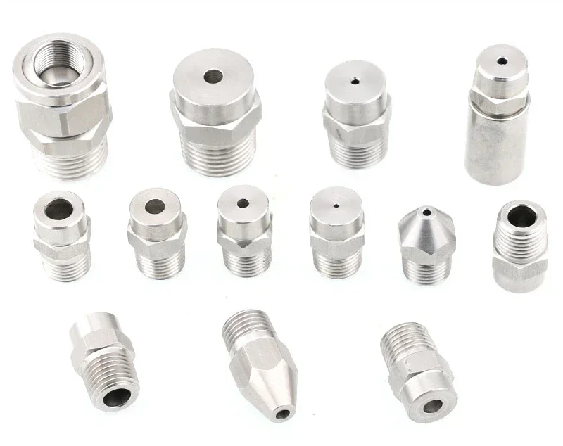 1/8 &quot1/4&quot 3/8 &quot1/2&quot BSP из нержавеющей стали линейная 0-градусная насадка для