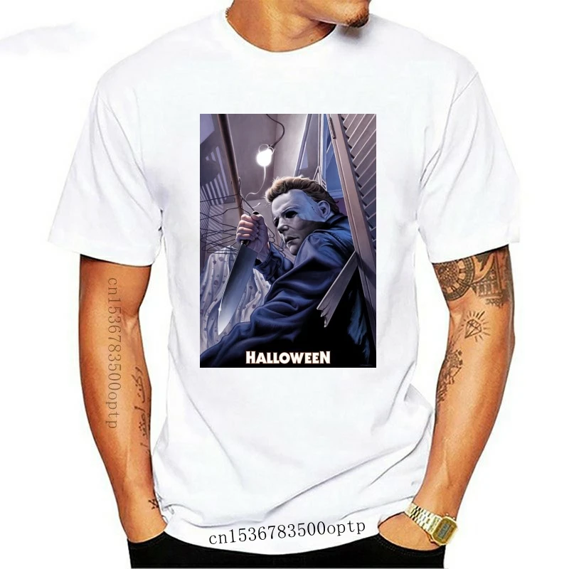 

Camiseta con retrato de Halloween de Michael Myers, nueva