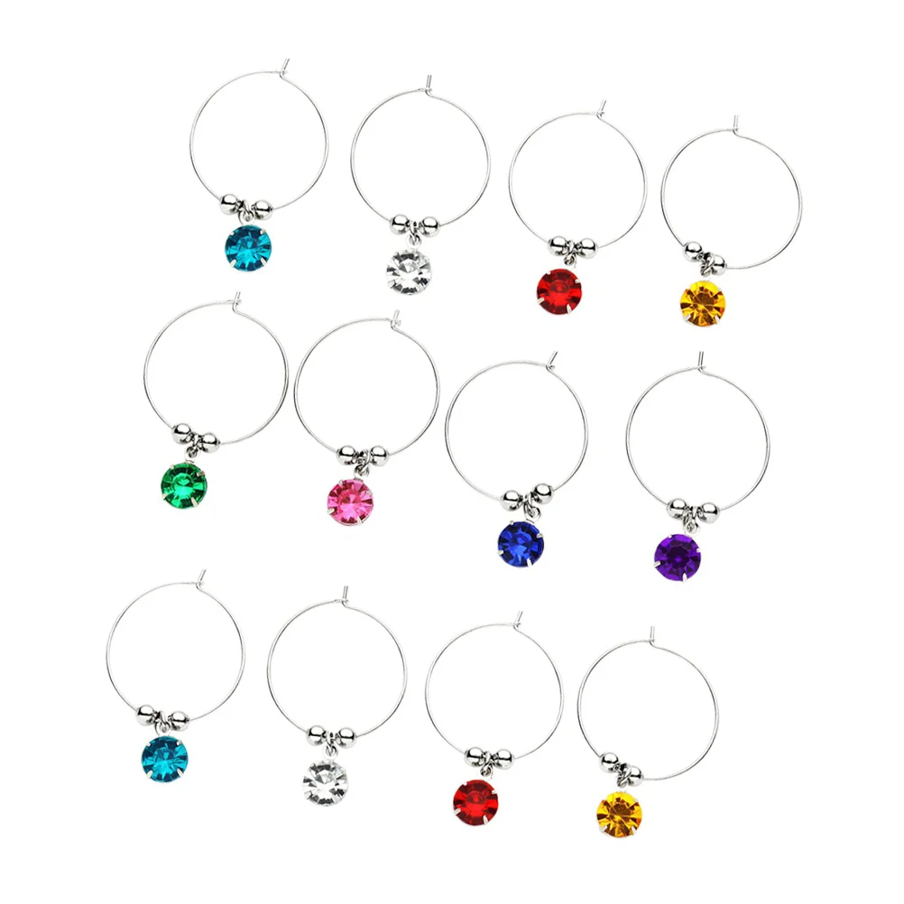 

16pcs Christmas Charms Makers Identify Label Rings Tags Charms