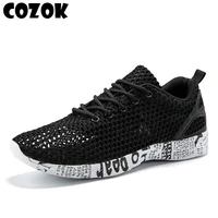 2022 men new aqua shoes outdoor breathable beach shoes lightweight quick drying wading shoes sport water camping sneakers shoes