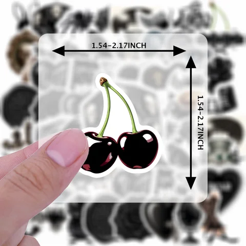 Готические наклейки 35 шт.