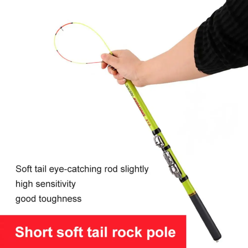 

45cm Fishing Rod Ceramic Guide Ring Telescopic Fishing Rod Metal Card Holder Delicate Fishing Rod Fishing Accessories Fast
