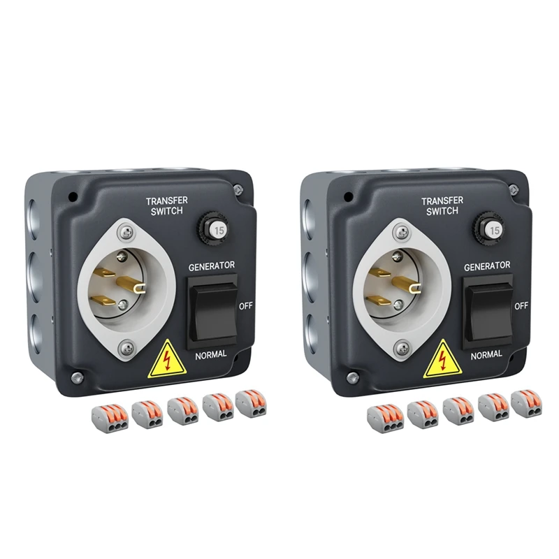 Водонепроницаемый переключатель проводной с автоматическим выключателем 15 А 125