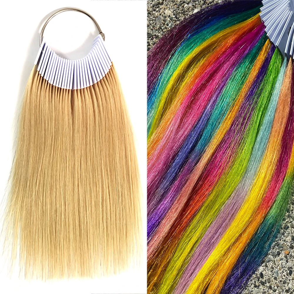 Ring For Human Hair Extensions And Salon Hair Dyeing Practice Sample Can Dye Any Color