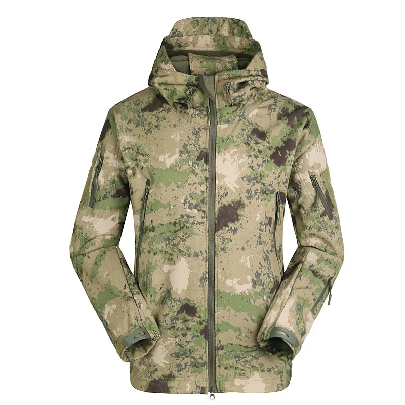 

Outdoor Pro Man Military Tactical Hiking Jacket Lurker Shark Skin Softshell V5 Outdoor Hunting Coat Hooded Army Camo Outerwear